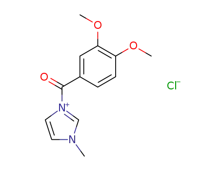 1-(3,4-Dimethoxy-benzoyl)-3-methyl-3H-imidazol-1-ium; chloride