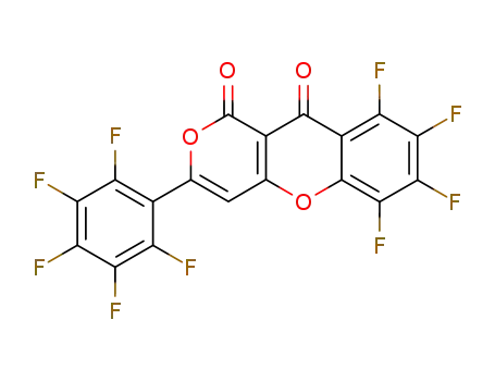 1-oxo-3-pentafluorophenyl-1H-pyrano<4,3-b>-6,7,8,9-tetrafluorochromone