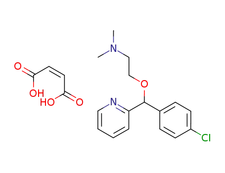 Molecular Structure of 3505-38-2 (CARBINOXAMINE MALEATE SALT)