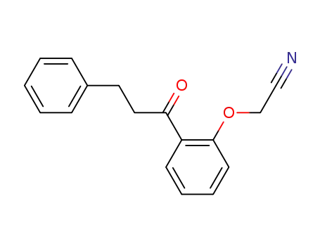 2-(2-(3-Phenylpropionyl)-phenoxy)-acetonitril