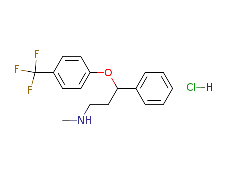 Molecular Structure of 56296-78-7 (Fluoxetine hydrochloride)