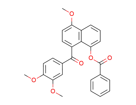 8-benzoyloxy-4-methoxy-1-veratroylnaphthalene