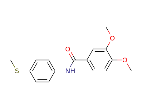 3,4-Dimethoxy-N-(4-methylsulfanyl-phenyl)-benzamide