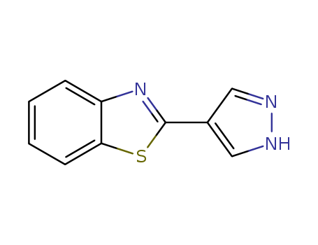 Benzothiazole, 2-(1H-pyrazol-4-yl)- (9CI)