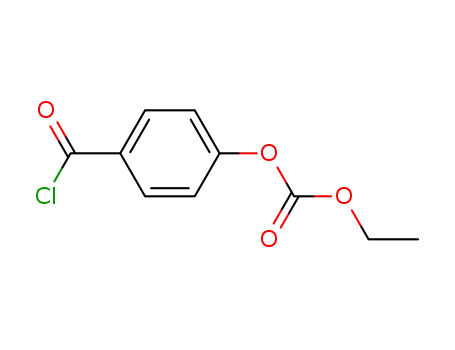 Molecular Structure of 57045-26-8 (Carbonic acid, 4-(chlorocarbonyl)phenyl ethyl ester)