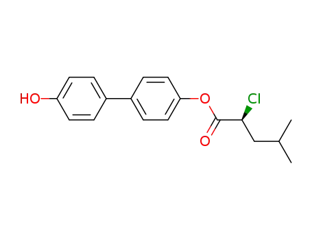 4-((S)-2-chloro-4-methylpentanoyloxy)-4'-hydroxybiphenyl