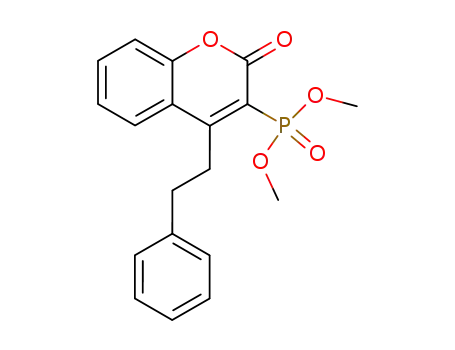 (2-oxo-4-phenethyl-2H-chromen-3-yl)-phosphonic acid dimethyl ester