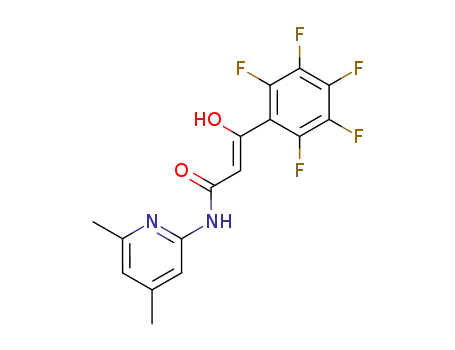 N-(4,6-dimethyl-pyridin-2-yl)-3-hydroxy-3-pentafluorophenyl-acrylamide