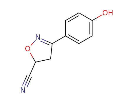 5-cyano-3-(4-hydroxyphenyl)-4,5-dihydroisoxazole