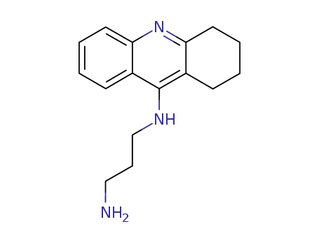 Molecular Structure of 844874-03-9 (1,3-Propanediamine, N-(1,2,3,4-tetrahydro-9-acridinyl)-)