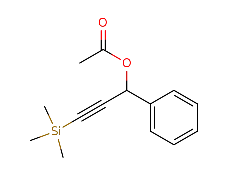 1-phenyl-3-(trimethylsilyl)prop-2-yn-1-yl acetate