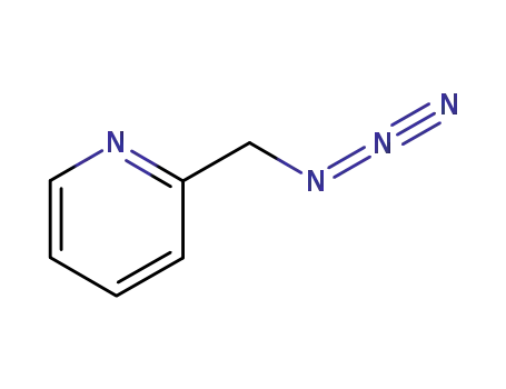 Molecular Structure of 609770-35-6 (2-(azidomethyl)pyridine(SALTDATA: FREE))