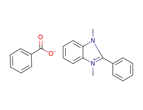 1,3-dimethyl-2-phenyl-3H-benzoimidazol-1-ium; benzoate