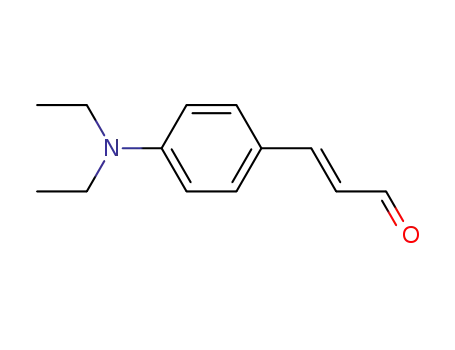 Molecular Structure of 22411-59-2 (TRANS-4-(DIETHYLAMINO)CINNAMALDEHYDE)