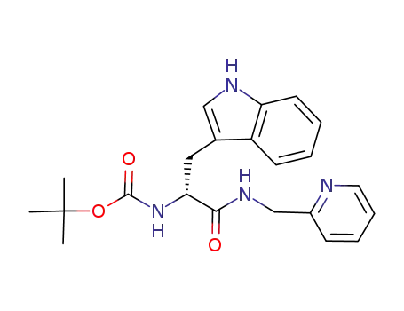 (R)-tert-butyl 3-(1H-indol-3-yl)-1-oxo-1-(pyridin-2-ylmethylamino)propan-2-ylcarbamate