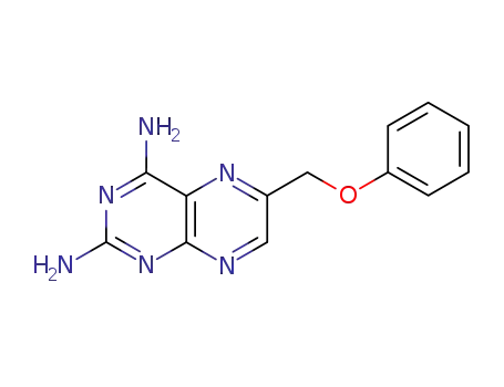 Molecular Structure of 57963-57-2 (6-(phenoxymethyl)pteridine-2,4-diamine)