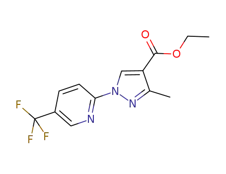 ethyl 3-methyl-1-[5-(trifluoromethyl)-2-pyridyl]-1H-pyrazole-4-carboxylate