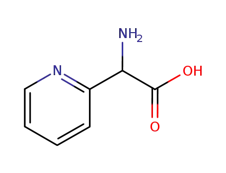 Molecular Structure of 62451-88-1 (AMINO-PYRIDIN-2-YL-ACETIC ACID)