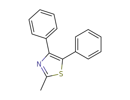 Molecular Structure of 3755-83-7 (4,5-DIPHENYL-2-METHYLTHIAZOLE)