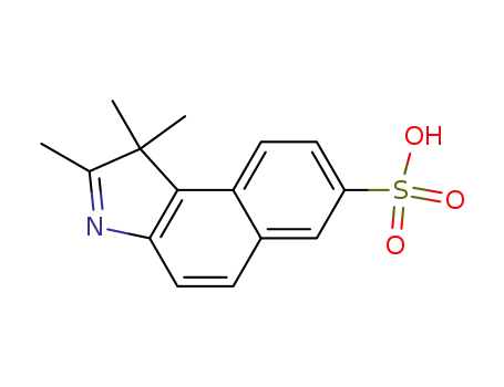 Molecular Structure of 113995-55-4 (1,1,2-Trimethyl-1H-benz[e]indole-7-sulfonic acid)