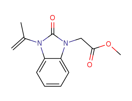 (3-isopropenyl-2-oxo-2,3-dihydro-benzoimidazol-1-yl)-acetic acid methyl ester