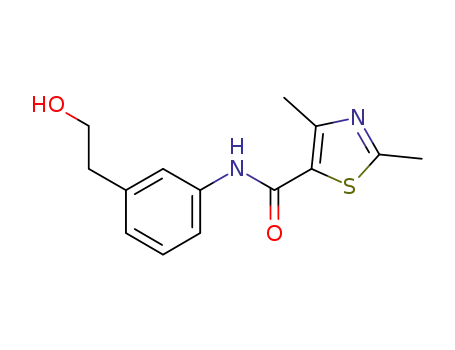 N-[3-(2-hydroxyethyl)phenyl]-2,4-dimethyl-1,3-thiazole-5-carboxamide