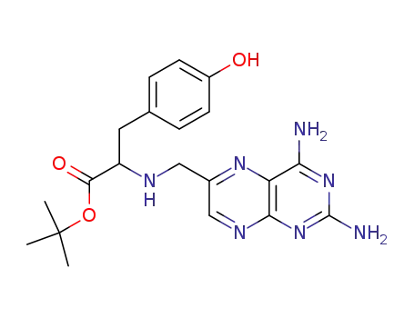 2-[(2,4-Diamino-pteridin-6-ylmethyl)-amino]-3-(4-hydroxy-phenyl)-propionic acid tert-butyl ester