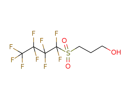 Molecular Structure of 762241-70-3 (1-Propanol, 3-[(nonafluorobutyl)sulfonyl]-)