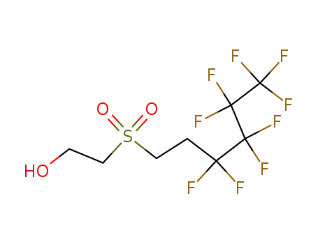 Molecular Structure of 875628-34-5 (Ethanol, 2-[(3,3,4,4,5,5,6,6,6-nonafluorohexyl)sulfonyl]-)