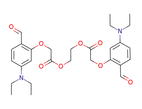 Acetic acid, [5-(diethylamino)-2-formylphenoxy]-, 1,2-ethanediyl ester