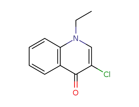 Molecular Structure of 64965-21-5 (4(1H)-Quinolinone, 3-chloro-1-ethyl-)