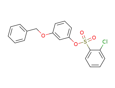 2-Chlorobenzenesulfonic acid 3-benzyloxyphenyl ester