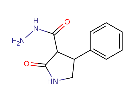 2-oxo-4-phenylpyrrolidine-3-carbocylic acid hydrazide