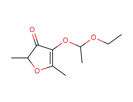 Molecular Structure of 113190-55-9 (3(2H)-Furanone, 4-(1-ethoxyethoxy)-2,5-dimethyl-)
