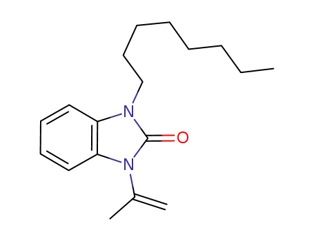 3-N-isopropenyl-1-N-octylbenzimidazol-2-one
