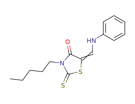5-anilinomethylene-3-pentyl-2-thioxo-thiazolidin-4-one