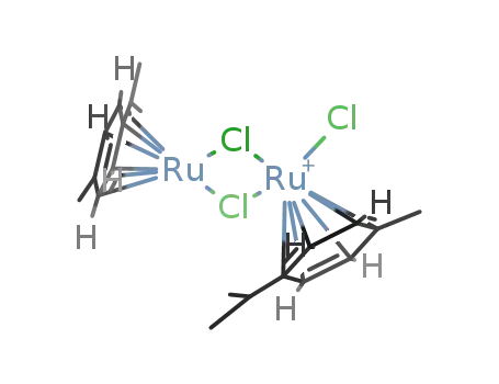 Ru2Cl(μ-Cl)2(η6-p-cymene)2(1+)