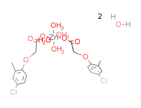 bis(2-methyl-4-chlorophenoxyacetato)tetra-aquozinc