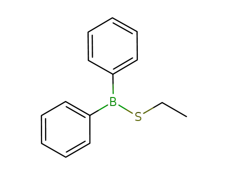 Molecular Structure of 31179-14-3 (Borinic acid, diphenylthio-, ethyl ester)