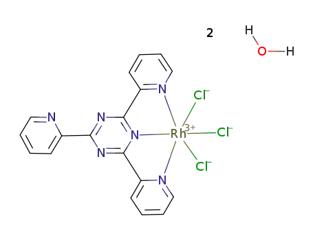 [Rh(2,4,6-tris-(2-pyridyl)-1,3,5-triazine)Cl3] * 2 H2O