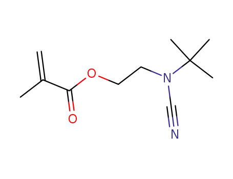 1-(tert-butyl-cyano-amino)-2-methacryloyloxy-ethane