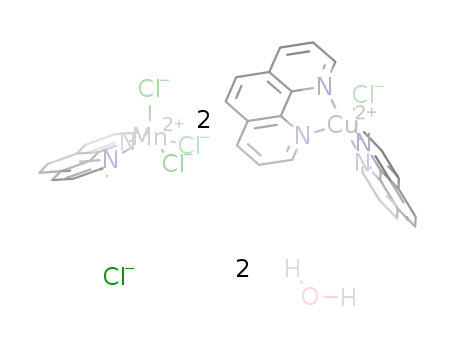 [Cu(1,10-phenanthroline)2Cl]2[MnCl3(1,10-phenanthroline)]Cl*2water