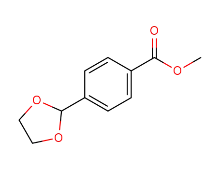 Molecular Structure of 142651-24-9 (methyl 4-(1,3-dioxolan-2-yl)benzoate)