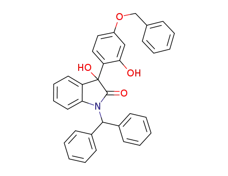 3-[4-(benzyloxy)-2-hydroxyphenyl]-1-(diphenylmethyl)-3-hydroxy-1,3-dihydro-2H-indol-2-one