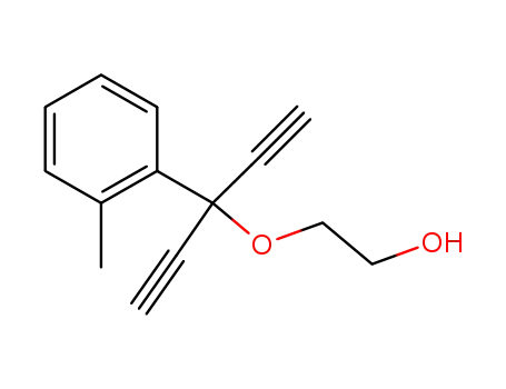 2-(1-ethynyl-1-o-tolyl-prop-2-ynyloxy)-ethanol