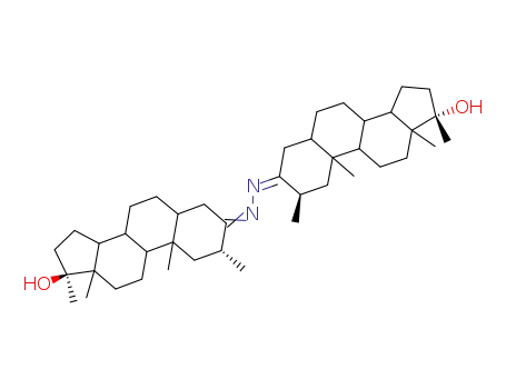 2α,17α-dimethyl-5α-androstane-17β-ol-3-one-azine 3625-07-8