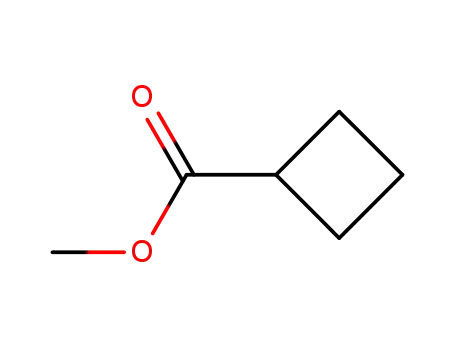 Molecular Structure of 765-85-5 (METHYL CYCLOBUTANECARBOXYLATE)