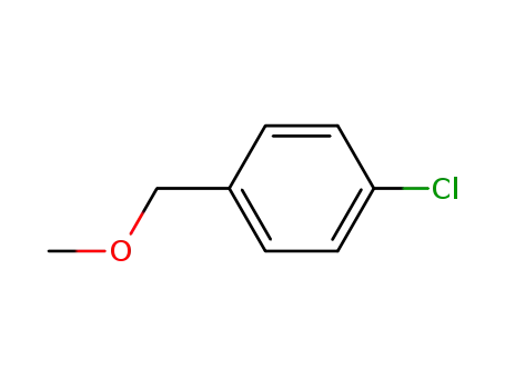 Molecular Structure of 1195-44-4 (1-chloro-4-(MethoxyMethyl)benzene)