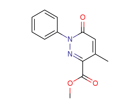 4-methyl-6-oxo-1-phenyl-1,6-dihydro-pyridazine-3-carboxylic acid methyl ester
