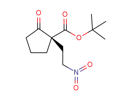 (S)-tert-butyl 1-(2-nitroethyl)-2-oxocyclopentanecarboxylate